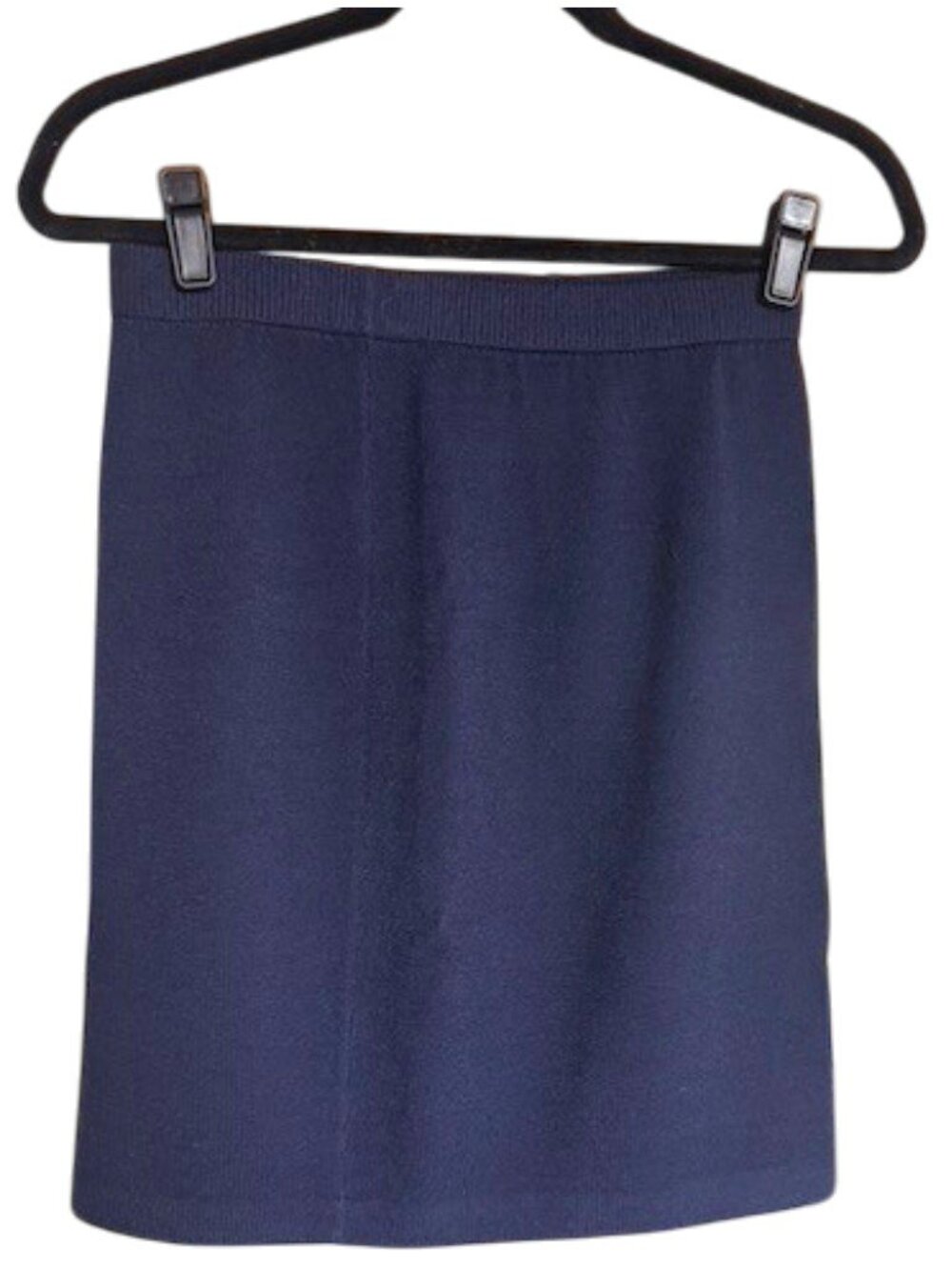 St John Santana Pencil Skirt Navy Sz 2 #SJ